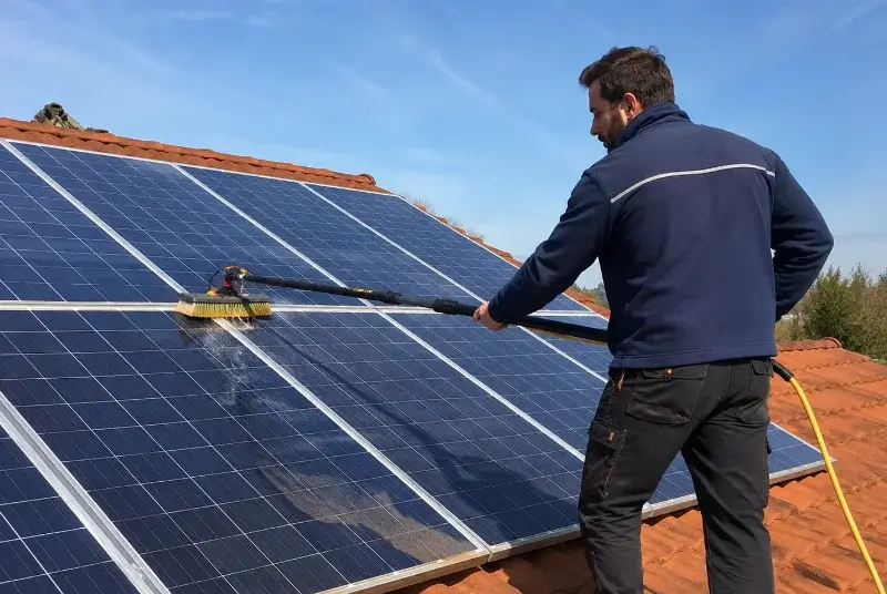 Nettoyage et entretien de panneaux solaires à Espérausses